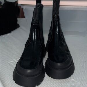 Sleek Black Ankle Boots for Women